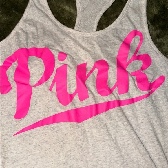 Vintage Victoria Secret Pink Tank Top M - Picture 2 of 6